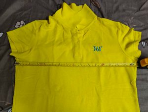 Bright Yellow Polo T-shirt 360 Degree brand