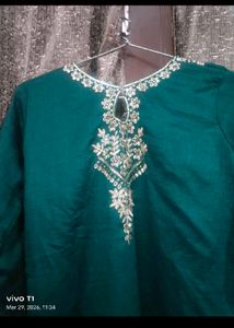 Embroidered Kurta Set with Dupatta