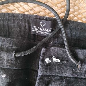 Men's Black Casual Trousers