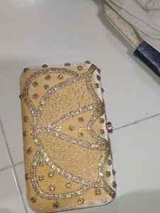 Elegant Embroidered Clutch Bag