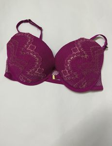 La Senza Padded Purple &amp; Gold Bra (NO LABEL)
