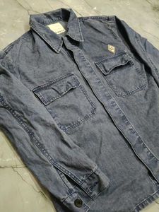 Tomboy Men's Blue Denim Shirt