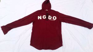 new maroon colour Hoodie