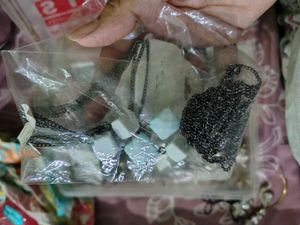 Sett of 8+ earrings and bracelet, necklace