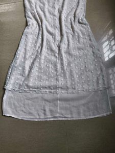 Chic White Embroidered Dress