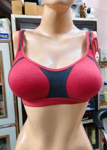 Floret Sporty Bra - Red