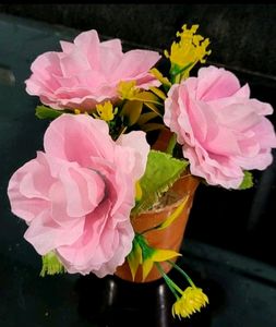 pink🌹 Rose Flower &amp; Pot