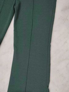 Flared Dark Green Jeggings (New)