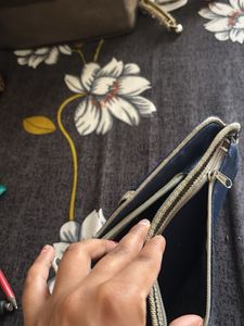 Blue Pouch Bag