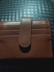 Blackberrys Brown Leather Card Holder