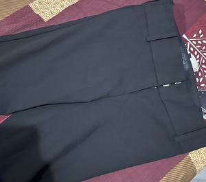 Women's Wide Leg Dark Blue Pants