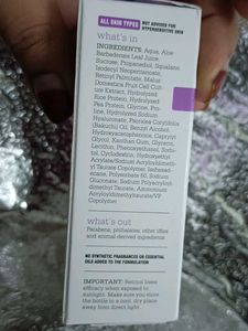 plum bakuchiol &amp; retinol