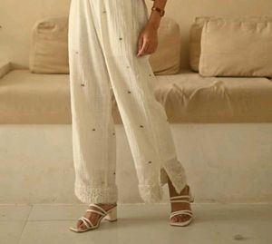 Everqupid branded White Heeled Mules