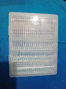 Clear Coin Capsules 120Ps Wth Adjustable Foam&amp; Box
