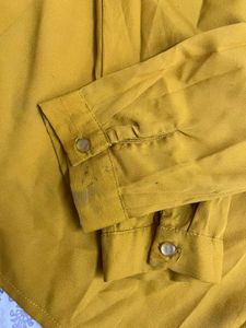 Mustard Yellow Long Sleeve Top
