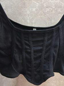 Stylish Black Corset Top