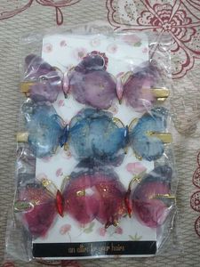 Butterfly Hair Clips - Set of 3