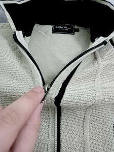 brand new Knit Zip-Up polo t shirt