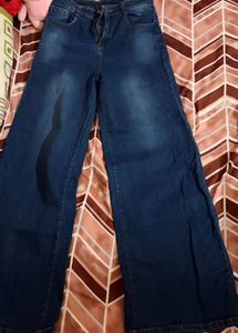 washed blue denim