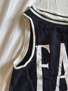 Black "Fancy" Graphic Tank Top