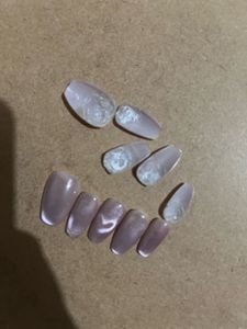 cat eye press ons nails