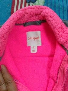 Girls' Pink Fleece Jacket