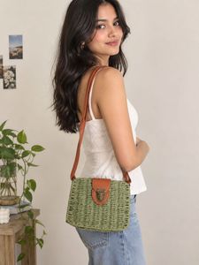 Chic Woven Crossbody Bag