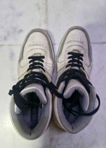 White High-Top Sneakers