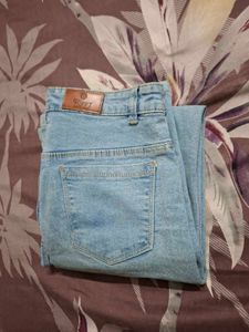 Light Wash Wide Leg Jeans