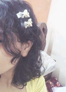 Cute Heart & Flower Hair Clips Set
