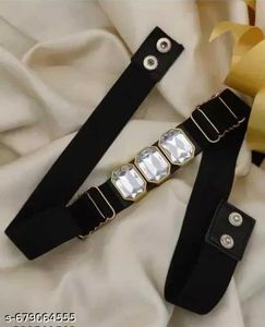 Stylish Elastic Belts with Charms