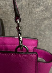 Michael Kors Leather Pink Crossbody Bag