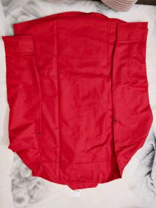 Men's Red Kurta Shirt