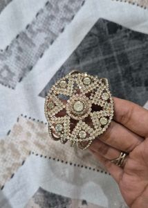 Sparkling Rhinestone Cuff Bracelet
