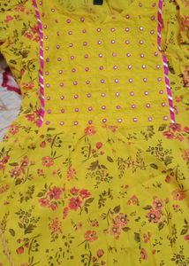 Beautiful Sharara Haldi Ceremony Dress💛