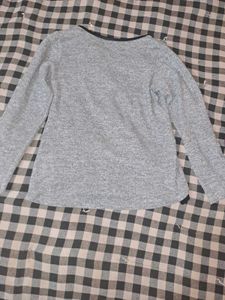 Gray "New York" College Top