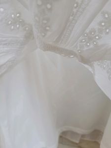 White Schiffli Embroidered Dress