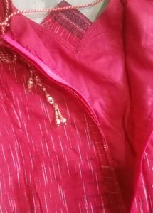 Red Ethnic Kurta