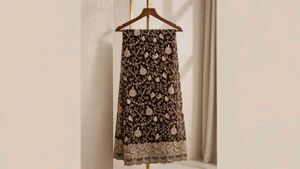 heavy work party wear saree