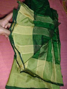 Emerald Green Silk Saree