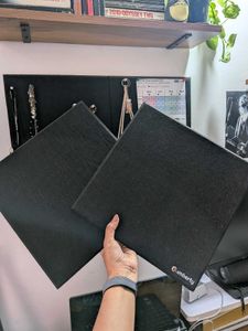 Black Decorative Wall Pinboards