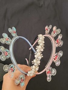 Micky mouse and pearl Headband Combo