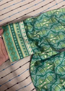Stylish Printed Wrap Blouse