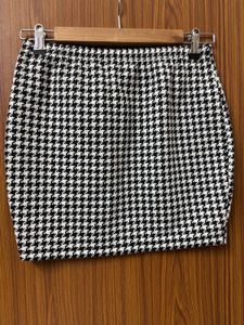 Houndstooth Mini Skirt