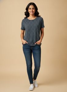Stylish Geometric Print T-Shirt