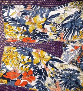 New Floral Printed V-Neck Smocked Waist Wide