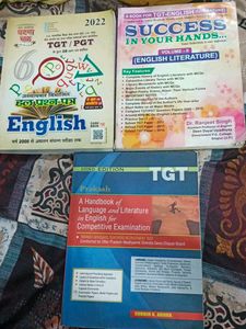 TGT/PGT English Exam Prep Books 3 set