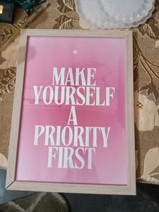 Inspirational Framed Print - Make Yourself A Prior