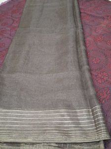 Elegant Saree with Gold jari Border