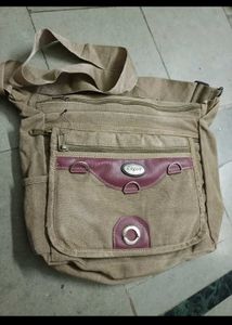 vintage canvas Crossbody Bag